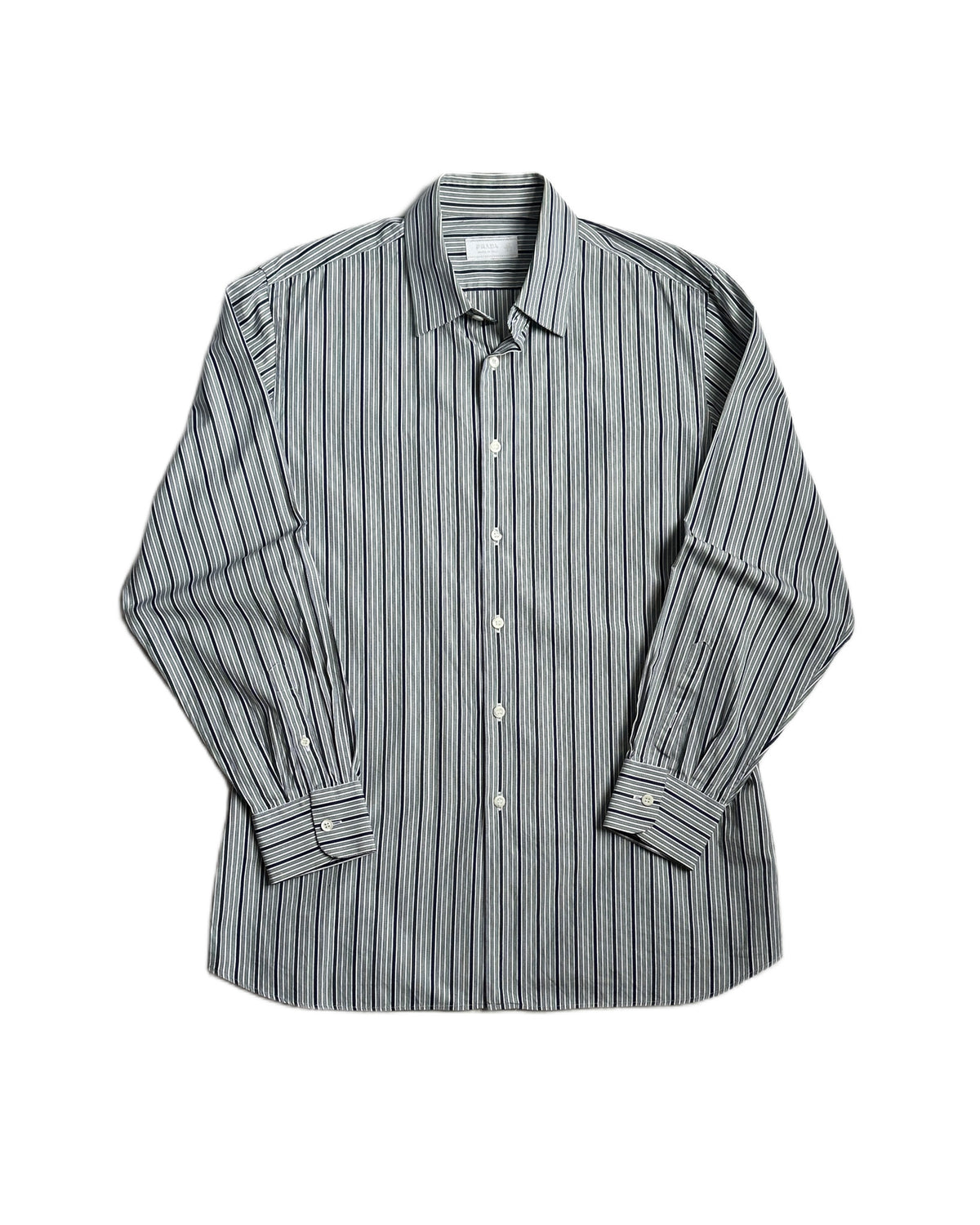 Prada Striped Button Up Shirt