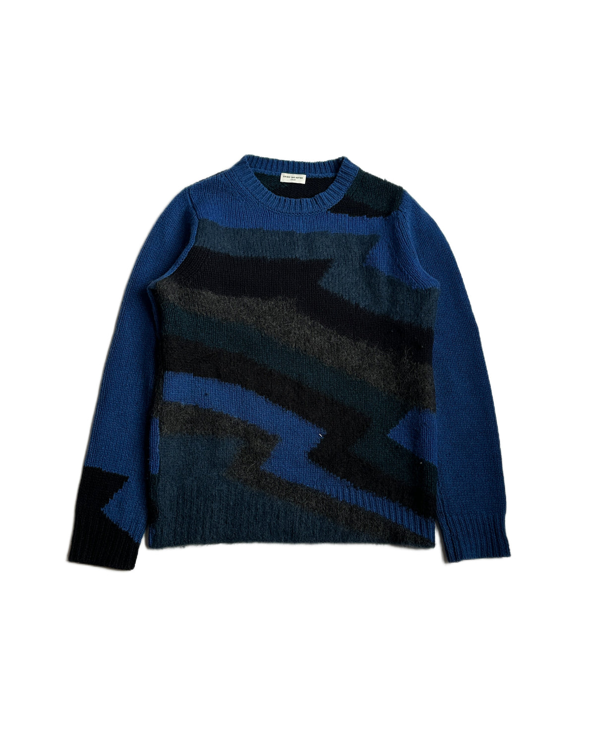 Dries Van Noten Abstract Pattern Knit Sweater