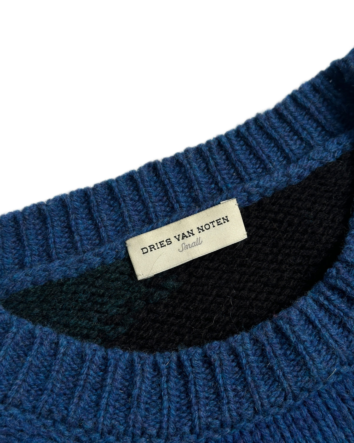 Dries Van Noten Abstract Pattern Knit Sweater