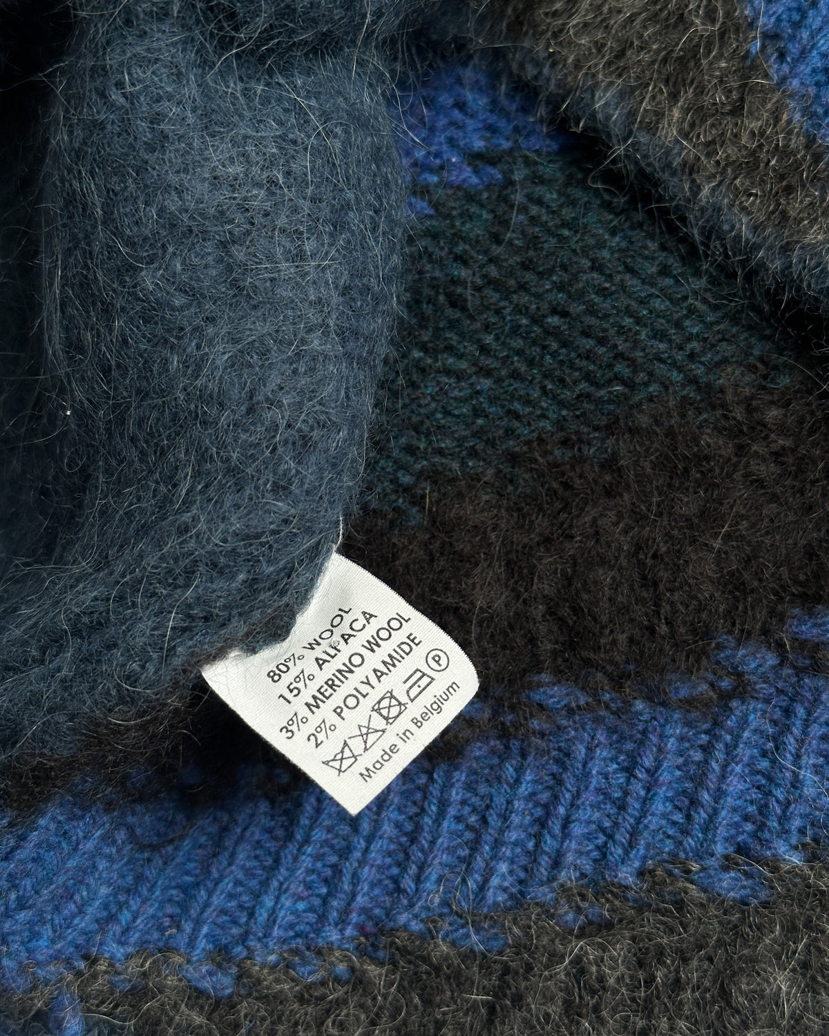 Dries Van Noten Abstract Pattern Knit Sweater