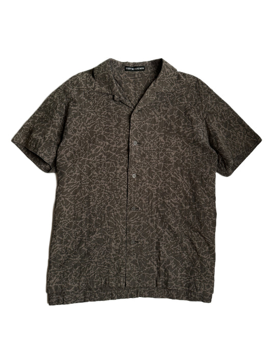 Issey Miyake Textured Camp Collar Shirt