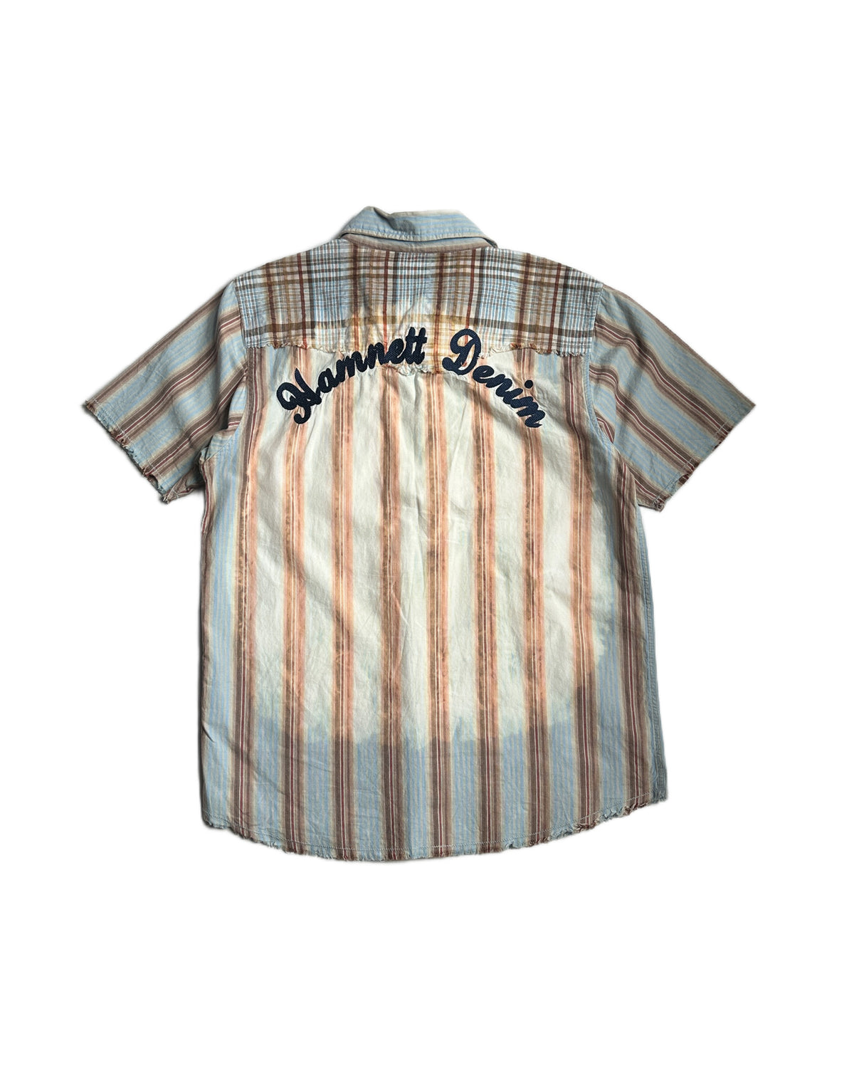 Hamnett Denim Bleached Western SS Button Up Shirt