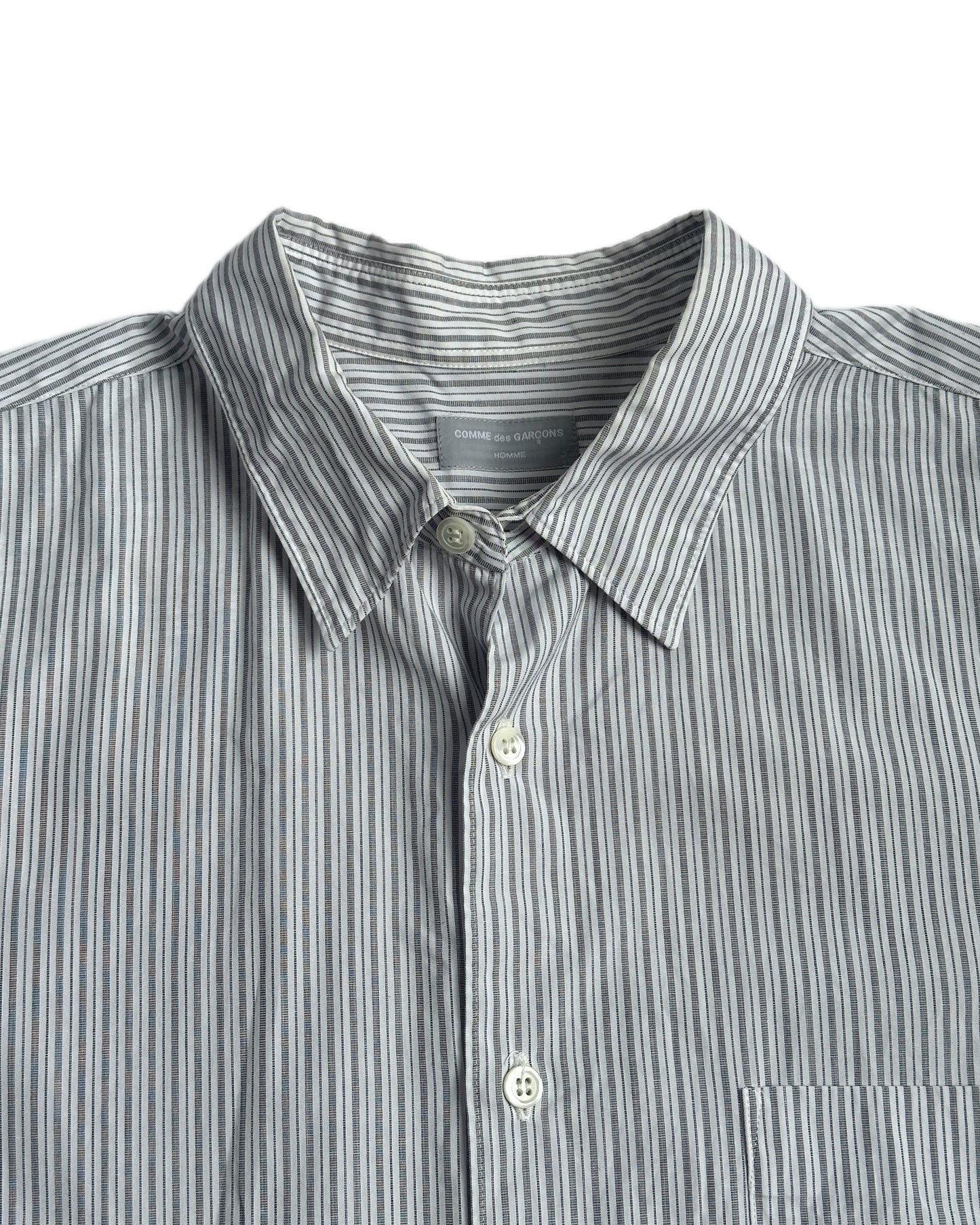 Comme des Garcons Homme AD 1993 Striped Button Up Shirt