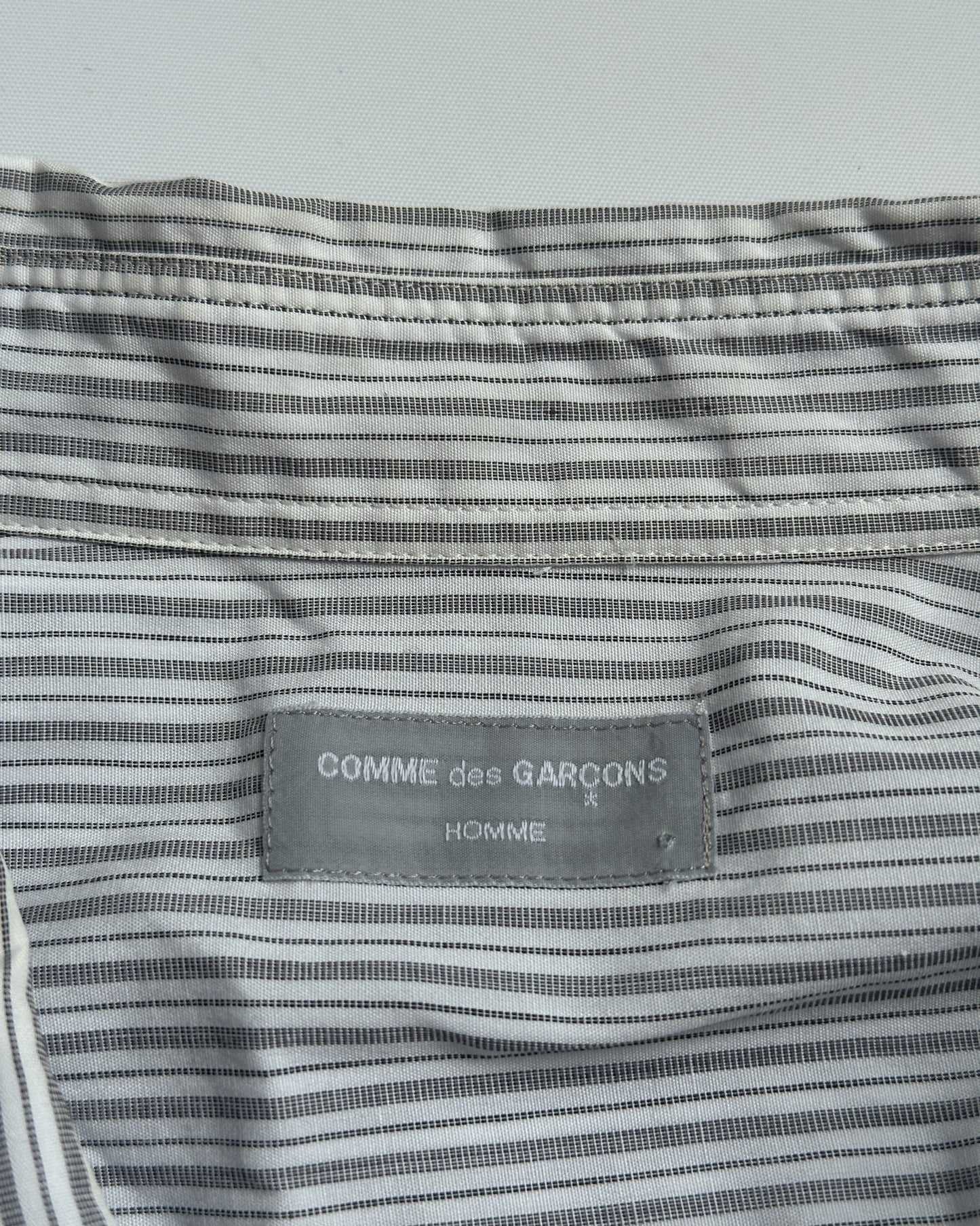 Comme des Garcons Homme AD 1993 Striped Button Up Shirt