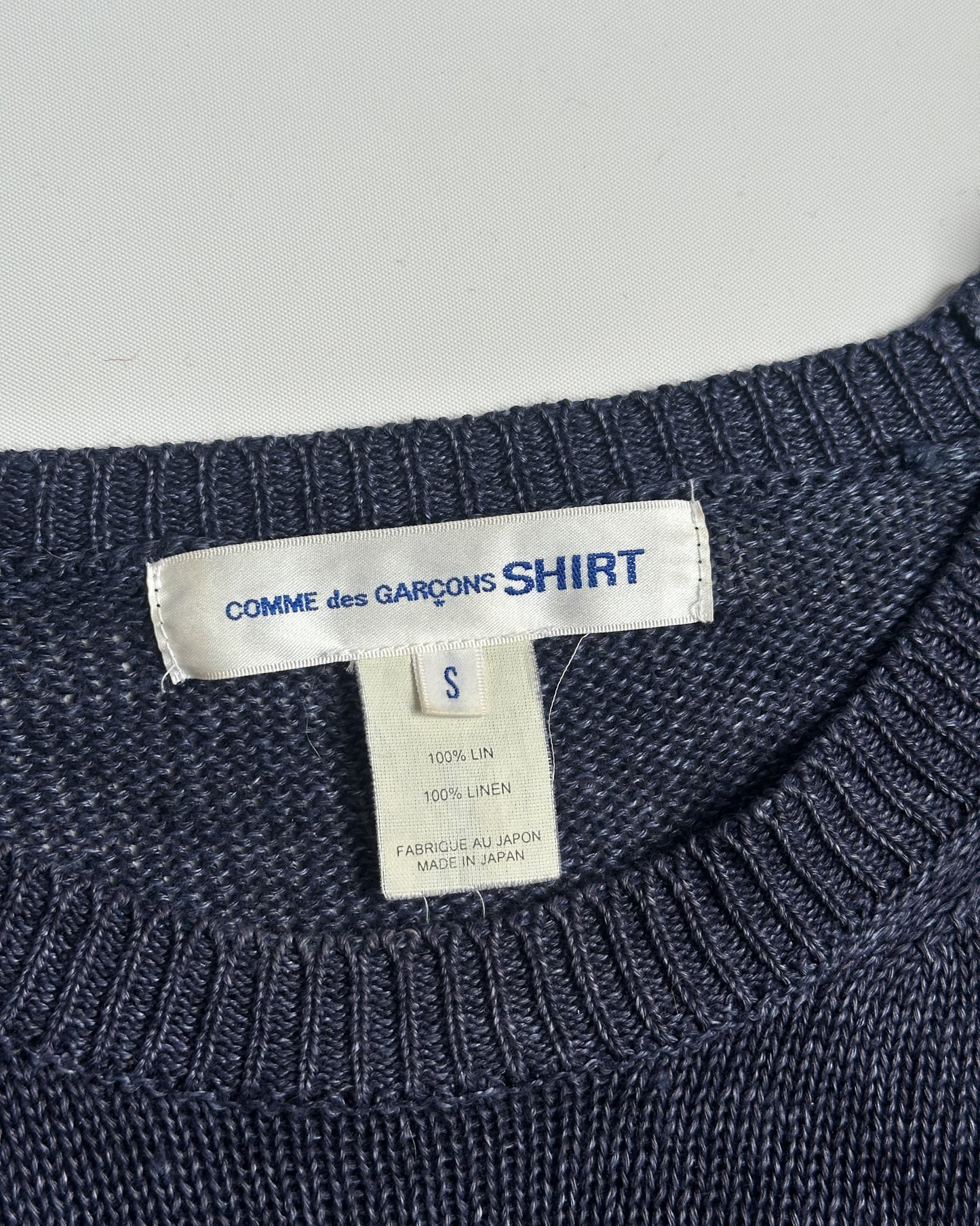 Comme des Garcons SHIRT Linen Sweater