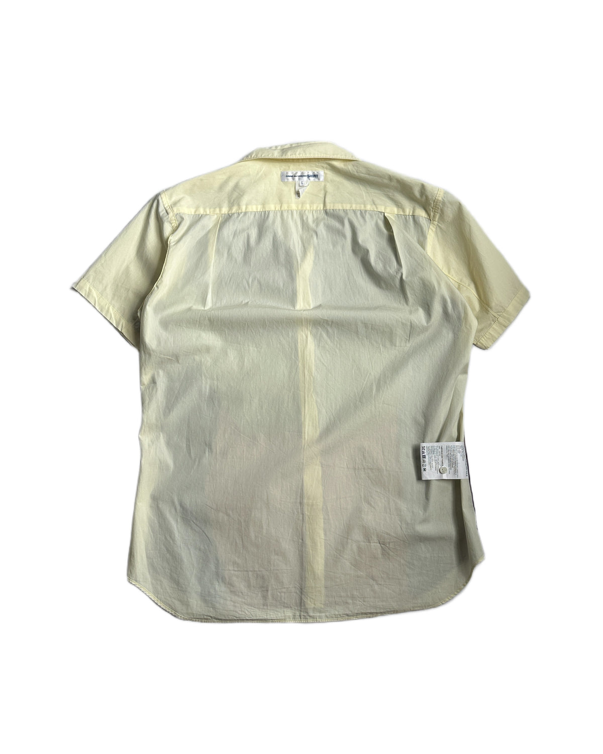 Comme des Garcons SHIRT Patchwork Reversible SS Button Up Shirt