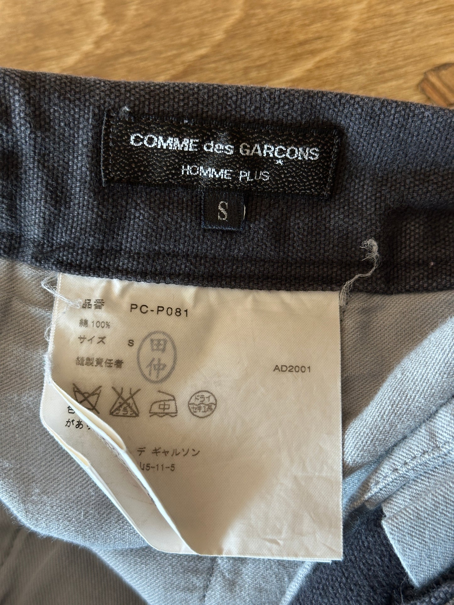 Comme des Garcons Homme Plus AD 2001 Shorts