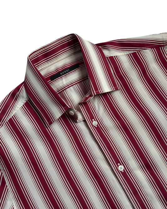 Gucci by Tom Ford Striped Button Up Shirt
