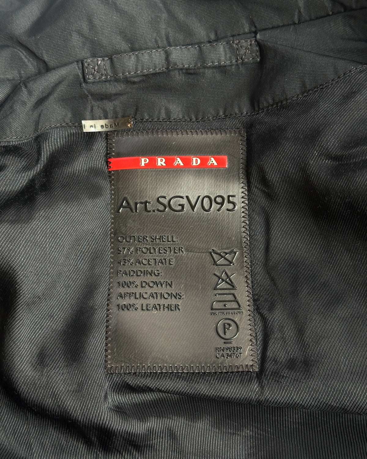 Prada Sport Puffer Jacket