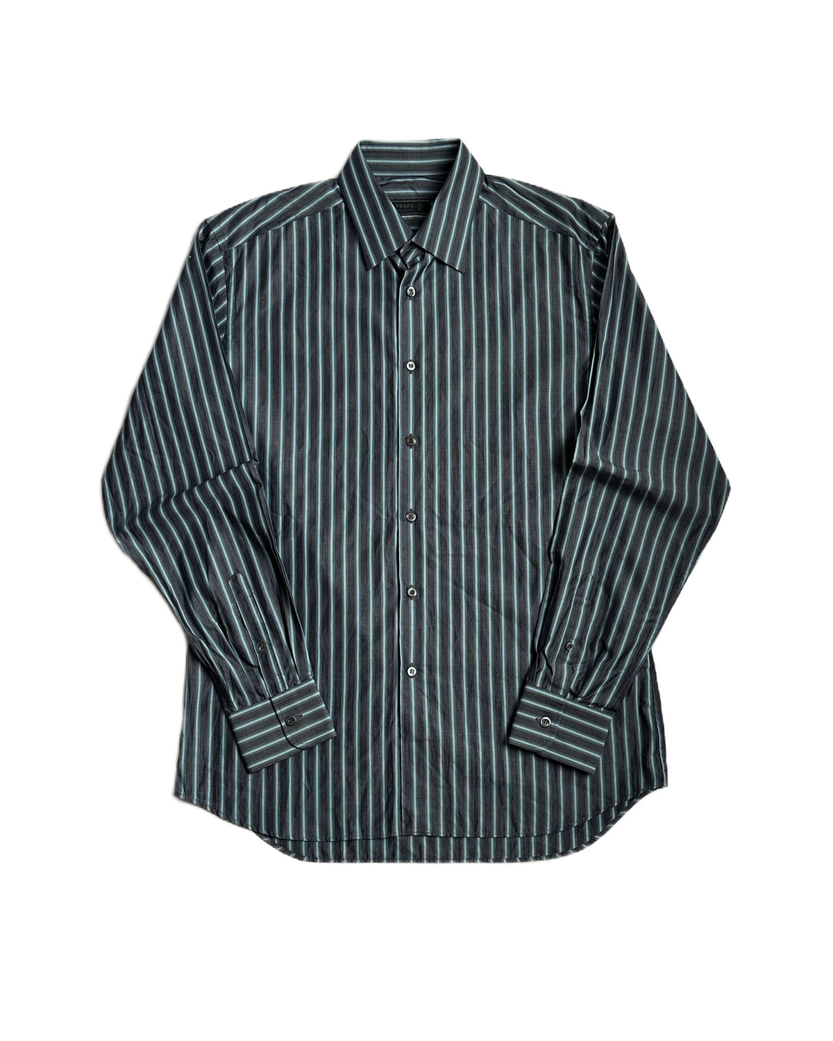 Prada Striped Button Up Shirt
