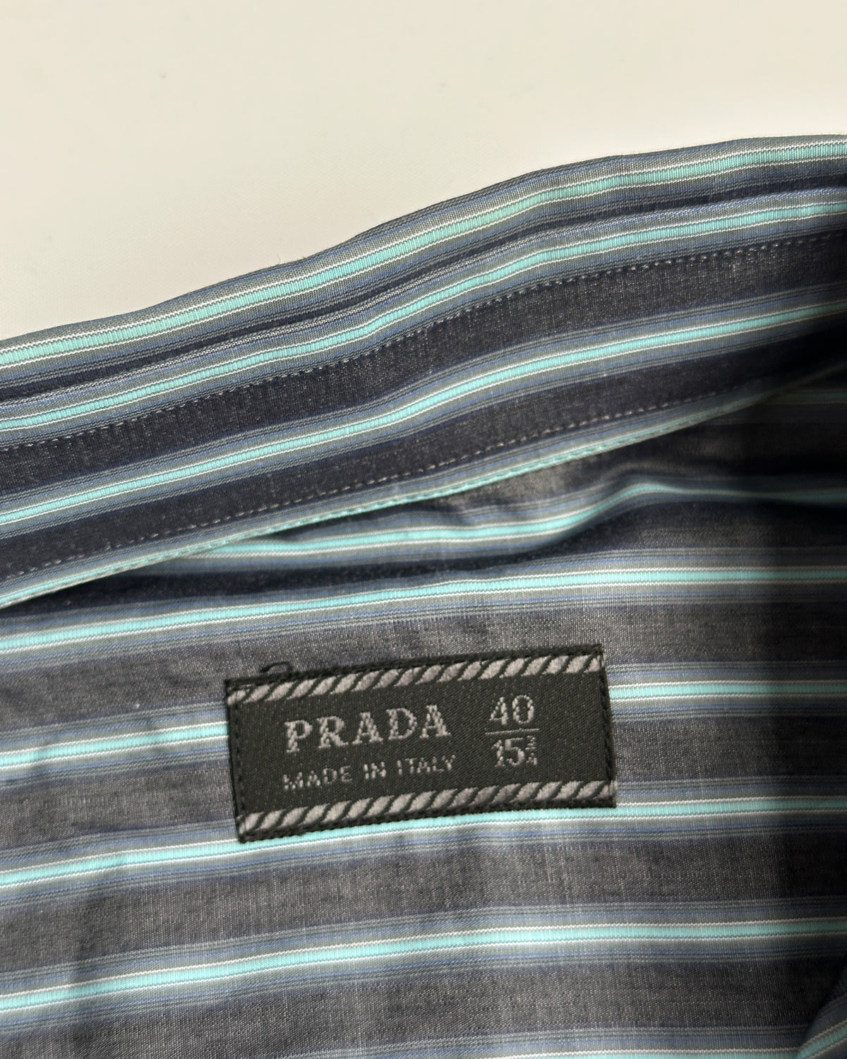 Prada Striped Button Up Shirt