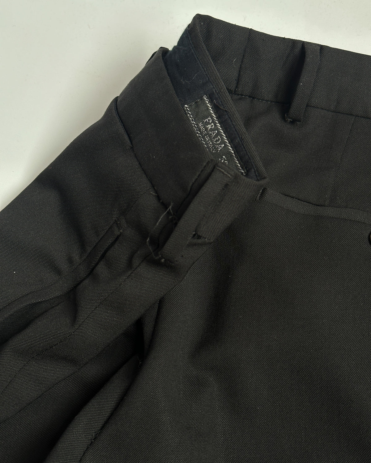 Prada Pleated Wool Trousers