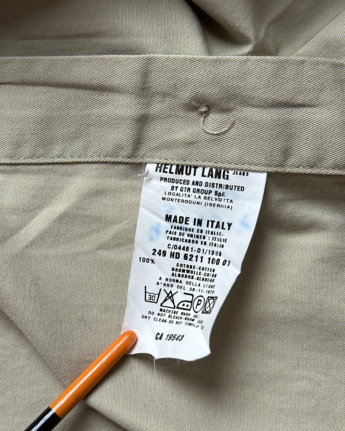 Vintage Helmut Lang 1999 Button Up Shirt