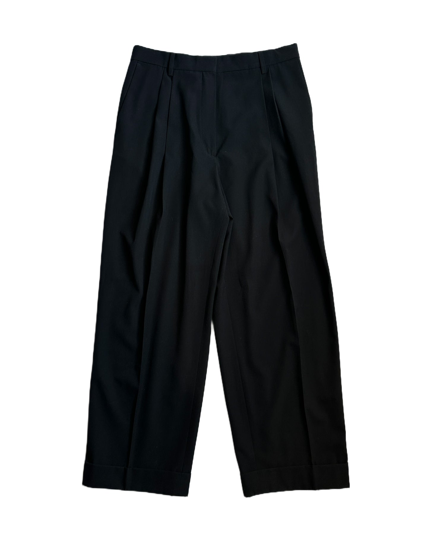 Dries Van Noten Wide Leg Pleated Trousers