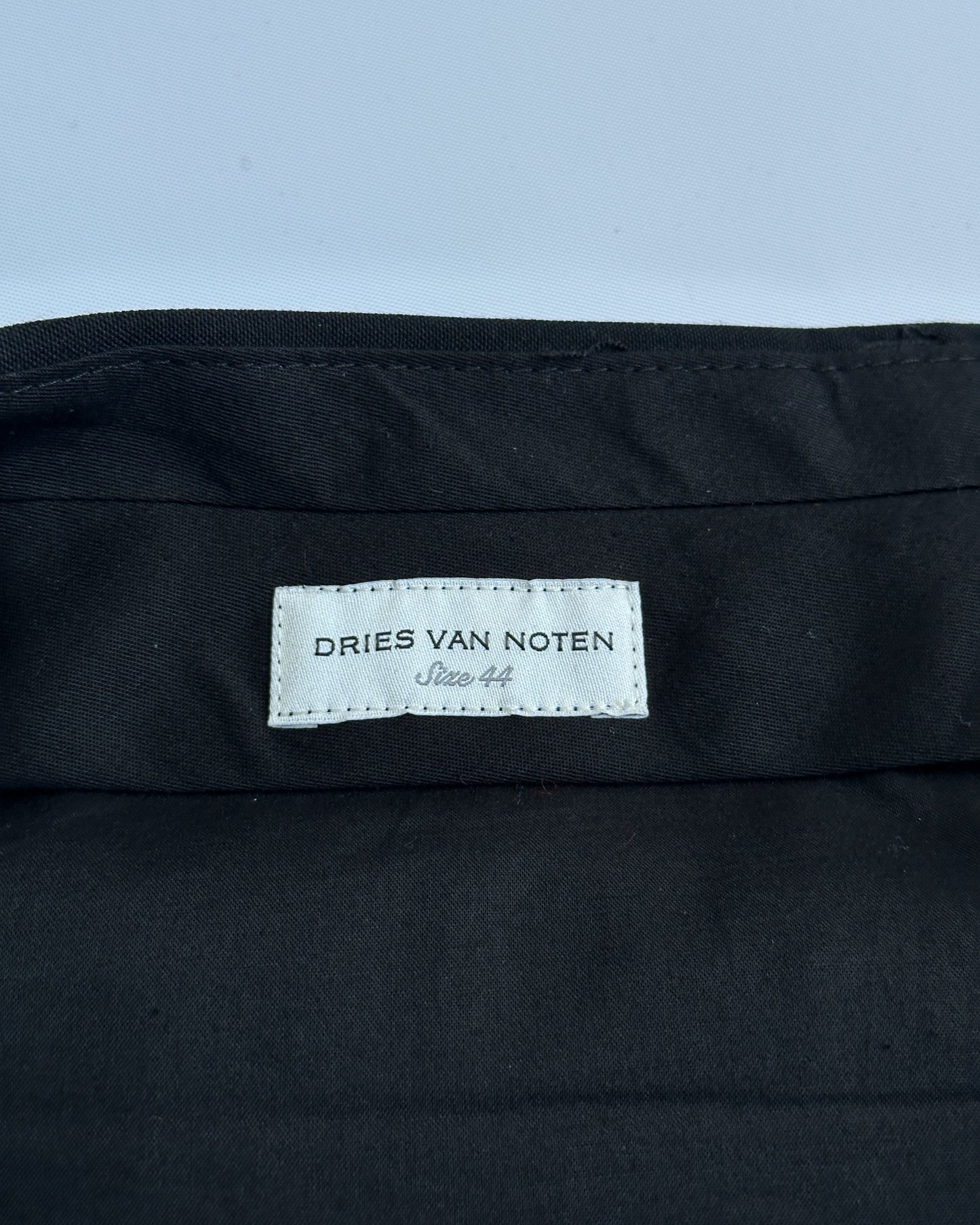 Dries Van Noten Wide Leg Pleated Trousers