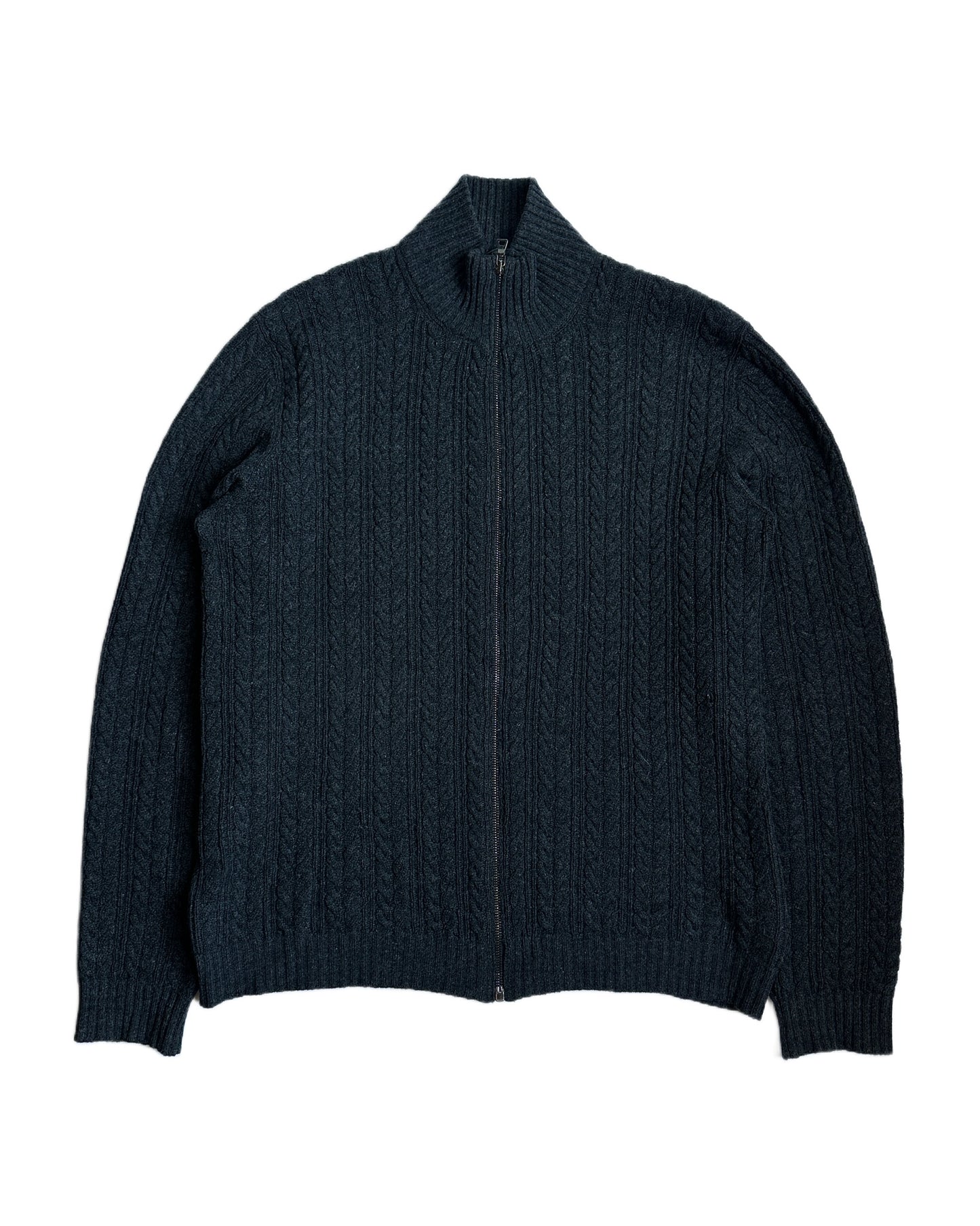 Prada Wool Full Zip Sweater