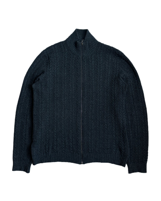 Prada Wool Full Zip Sweater