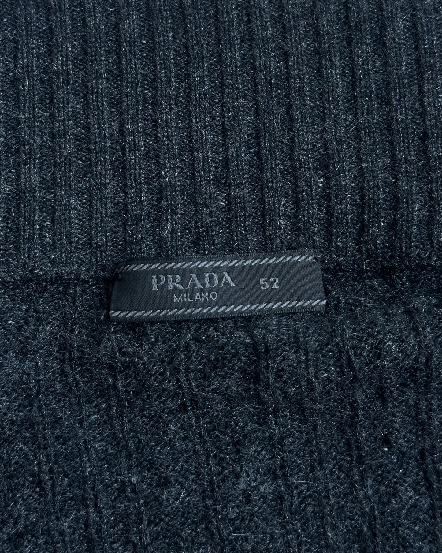 Prada Wool Full Zip Sweater