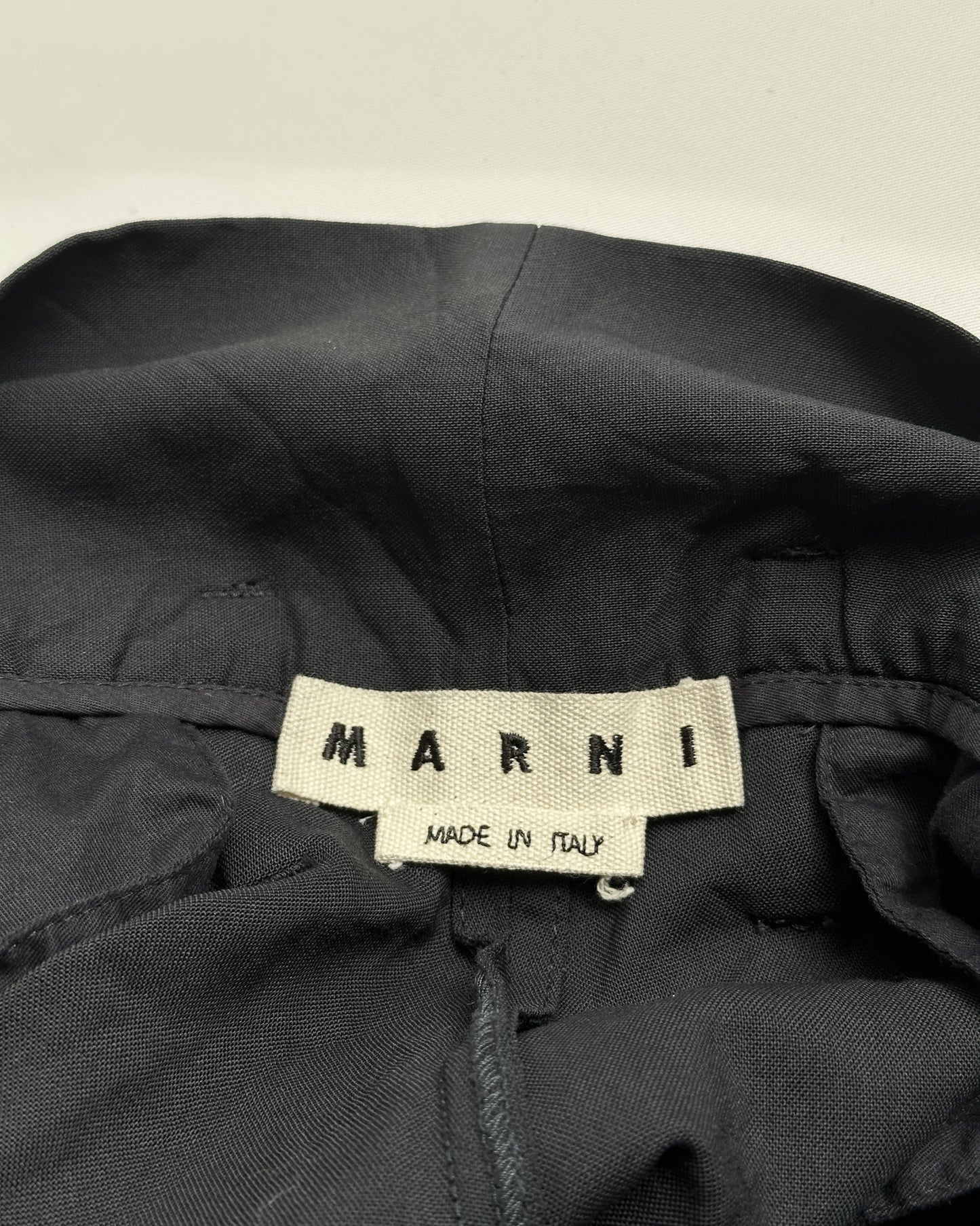 Marni Wide Leg Wool Shorts