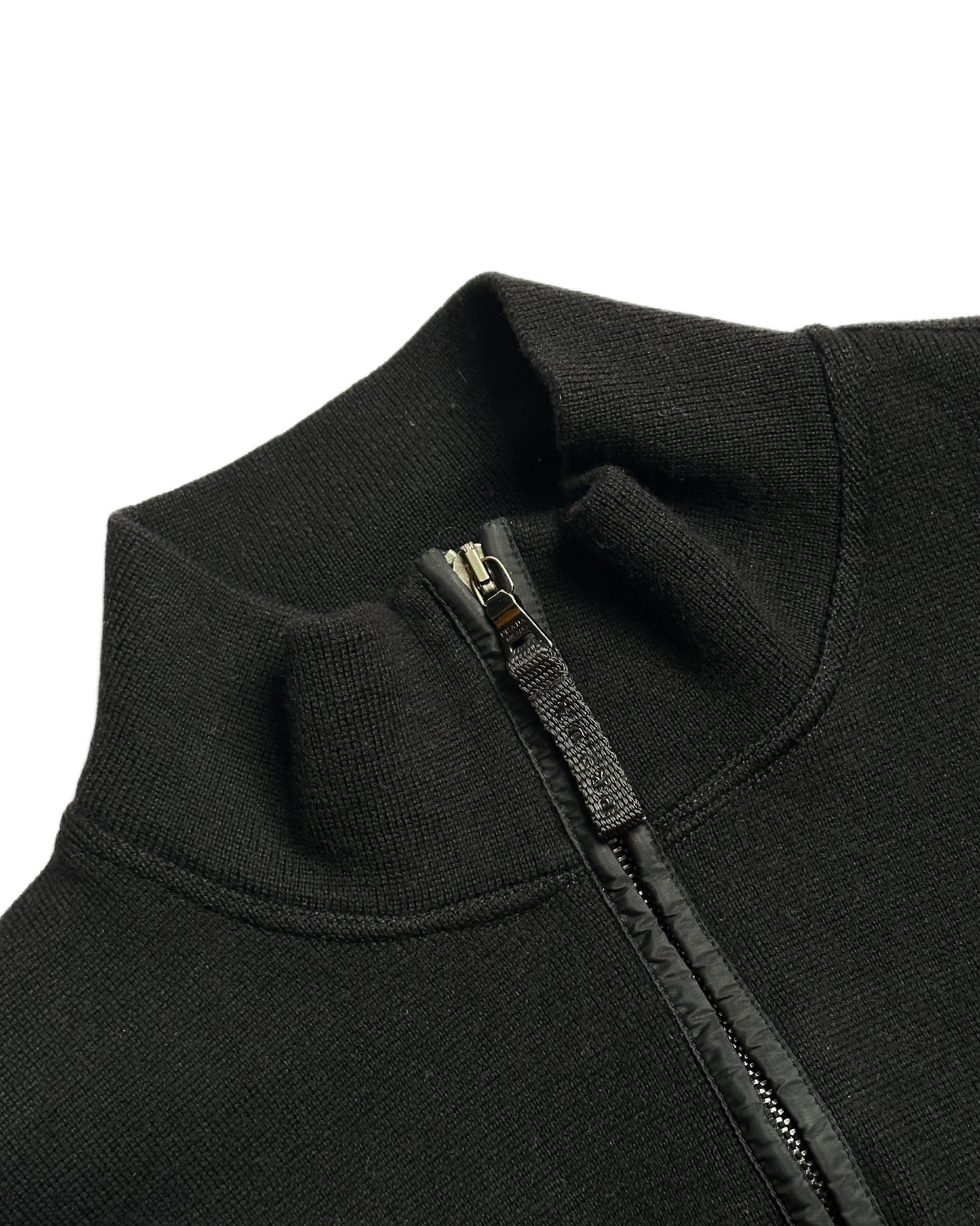 Prada Wool Full Zip Sweater