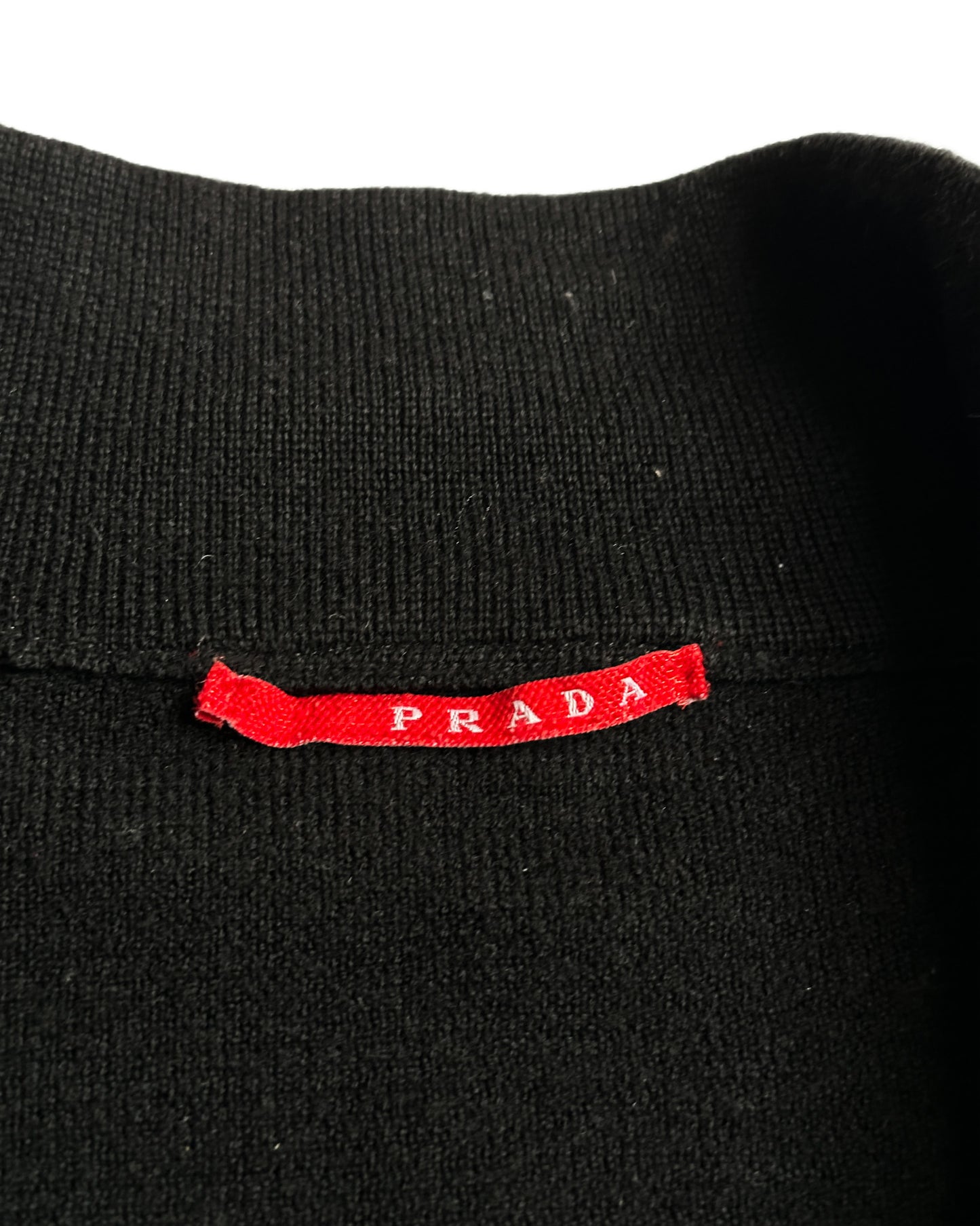 Prada Wool Full Zip Sweater
