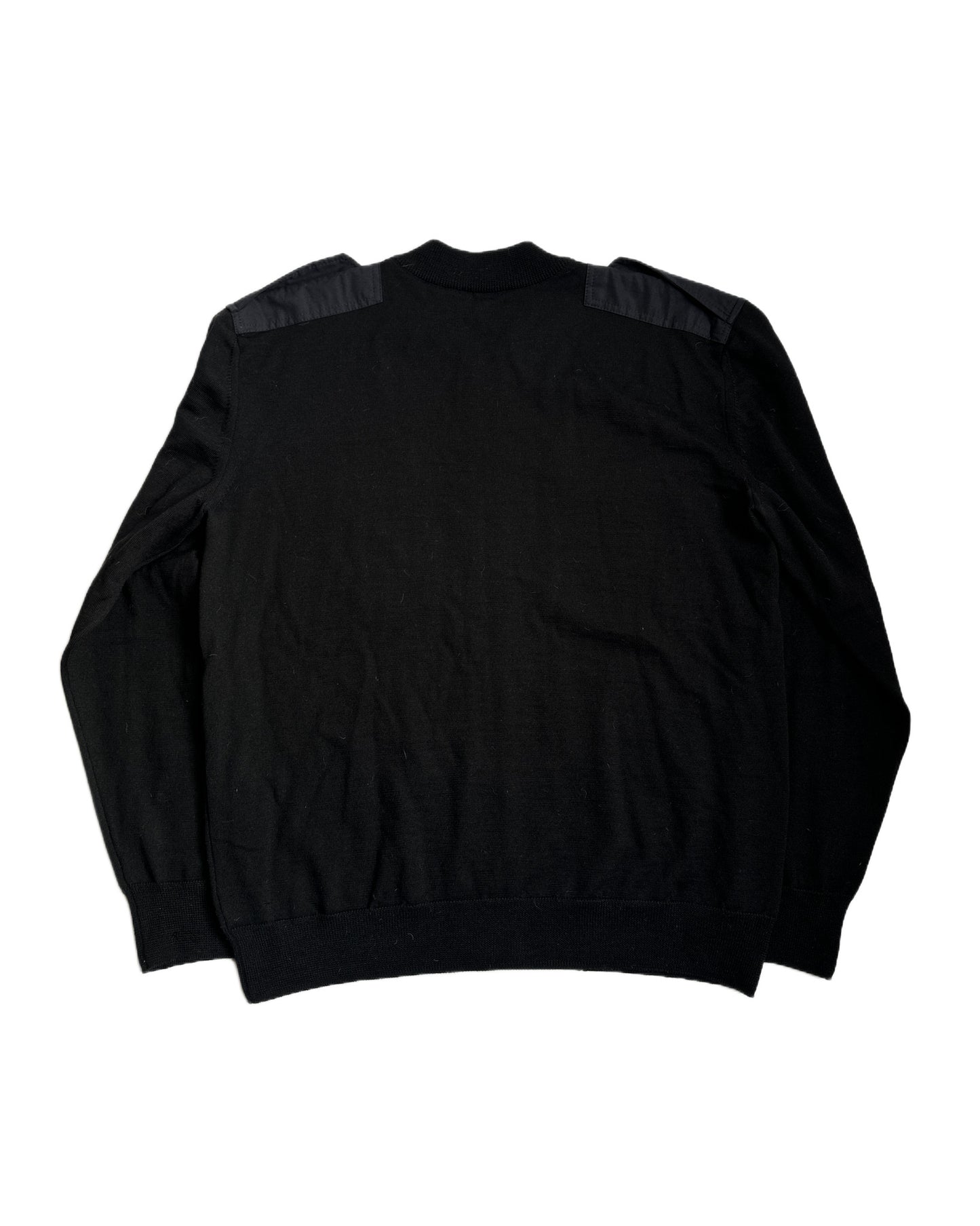 Dries Van Noten Full Zip Military Sweater