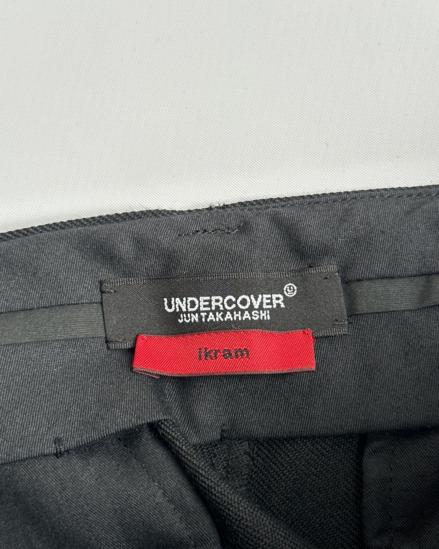 Undercover Wide Leg Two Tone Trousers