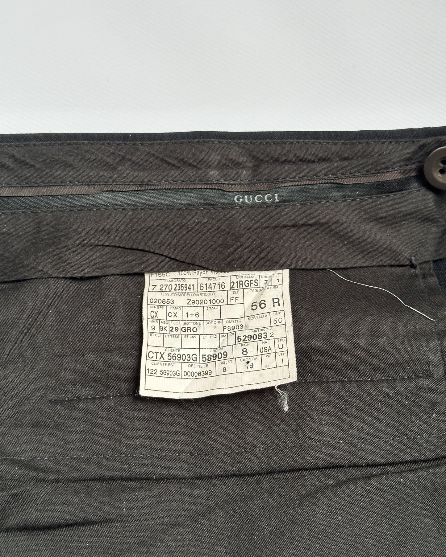 Gucci by Tom Ford Wool Trousers