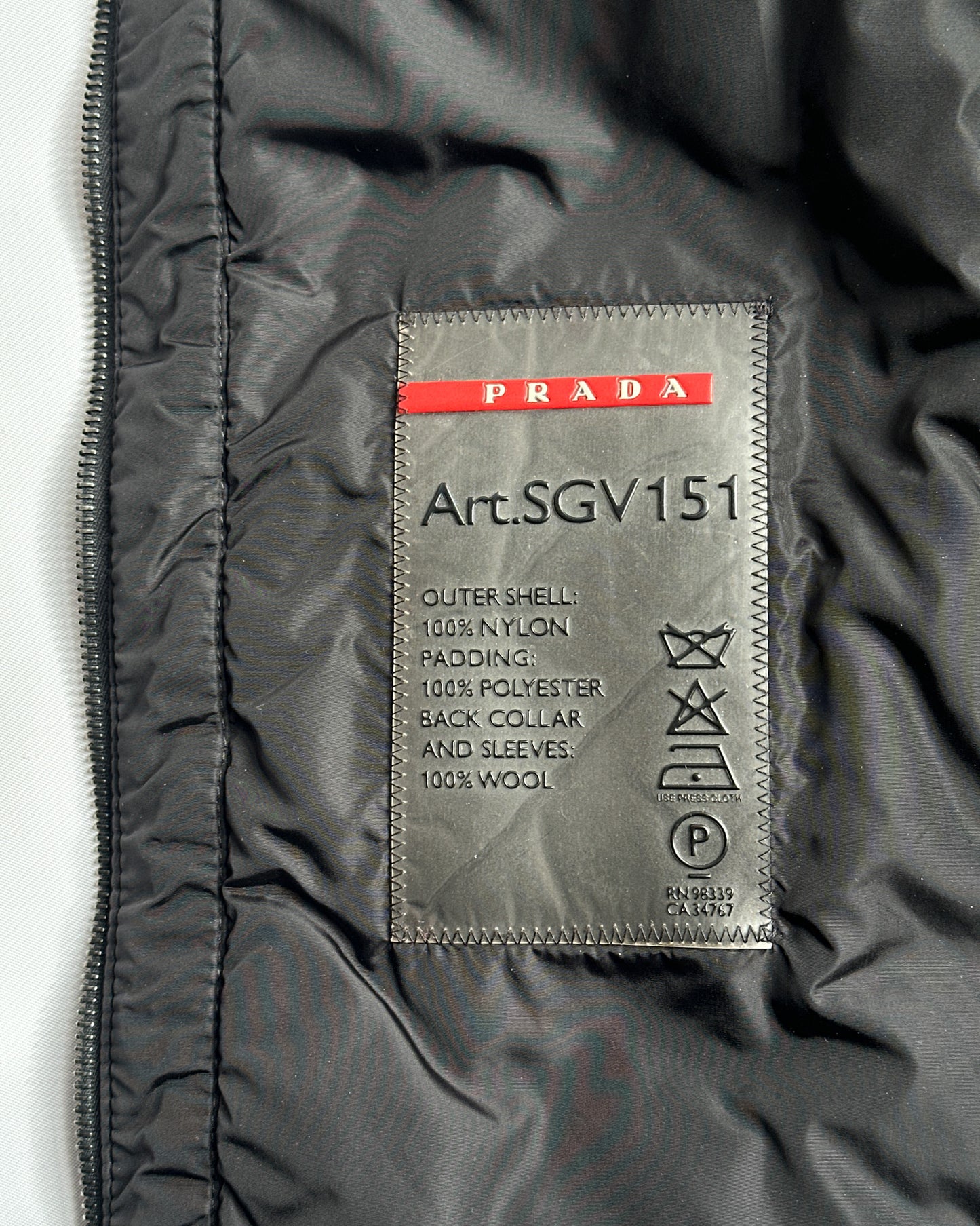 Prada Drivers Knit Zip Jacket