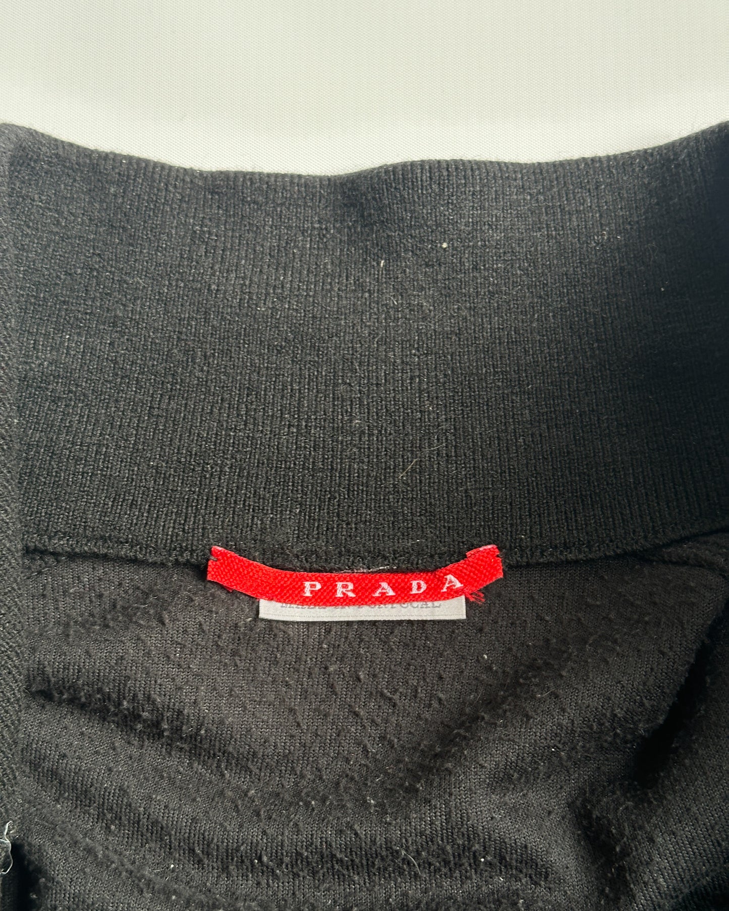 Prada Sport Half Zip Fleece Pullover