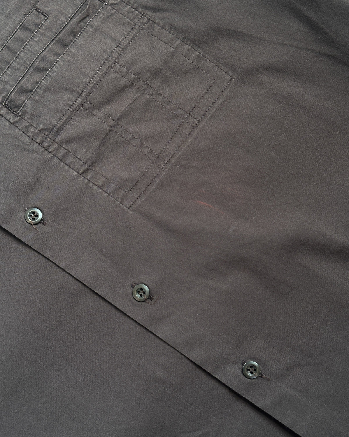Prada Abstract Collar Stitch Button Up Shirt