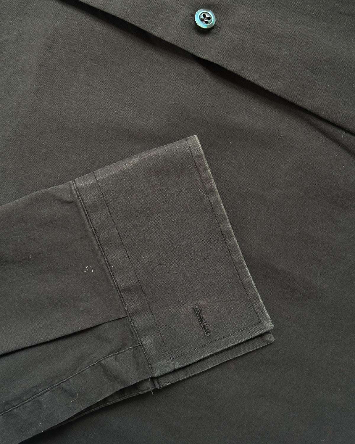 Prada Abstract Collar Stitch Button Up Shirt