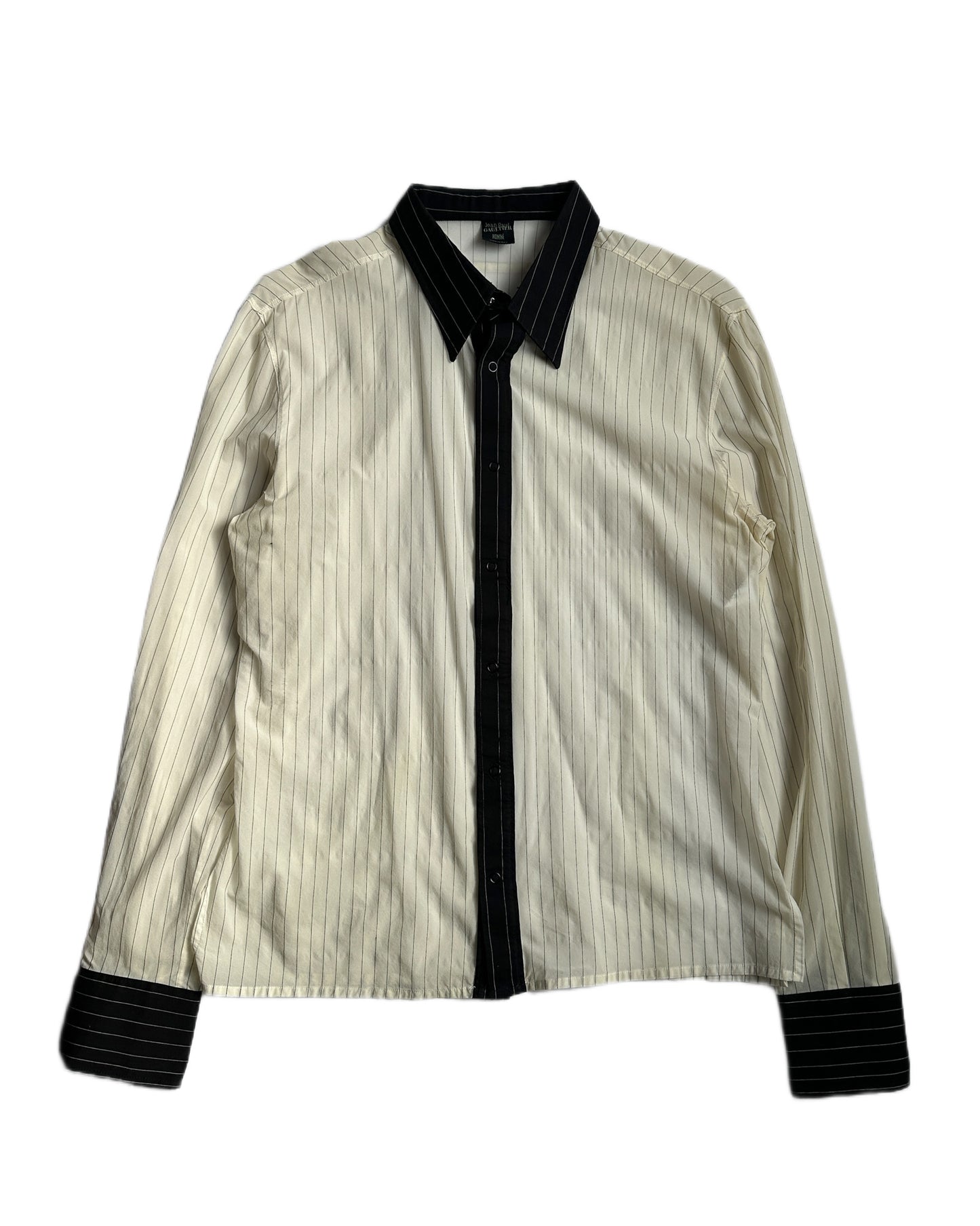 Jean Paul Gaultier Striped Button Up Shirt