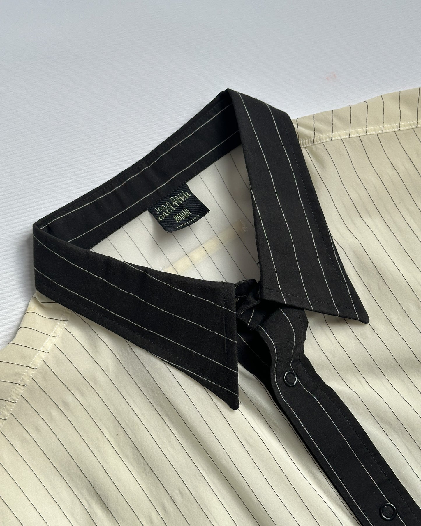Jean Paul Gaultier Striped Button Up Shirt