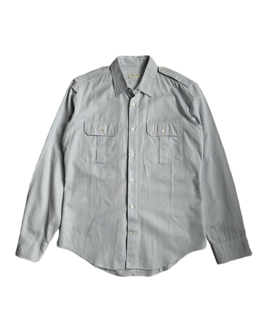 Dries Van Noten Striped Military Shirt