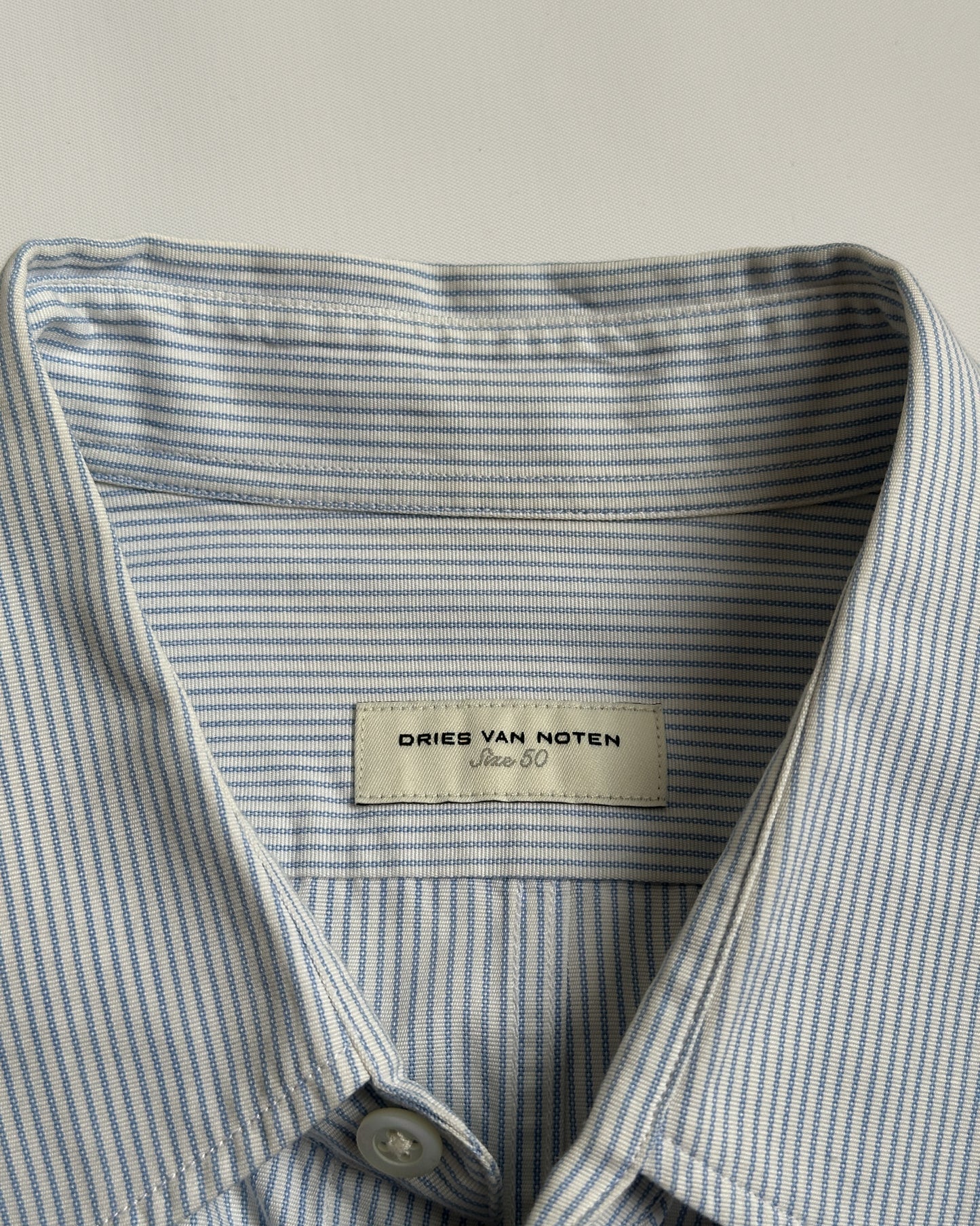 Dries Van Noten Striped Military Shirt