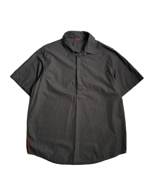 Prada Sport 2000s Half Button Up Shirt