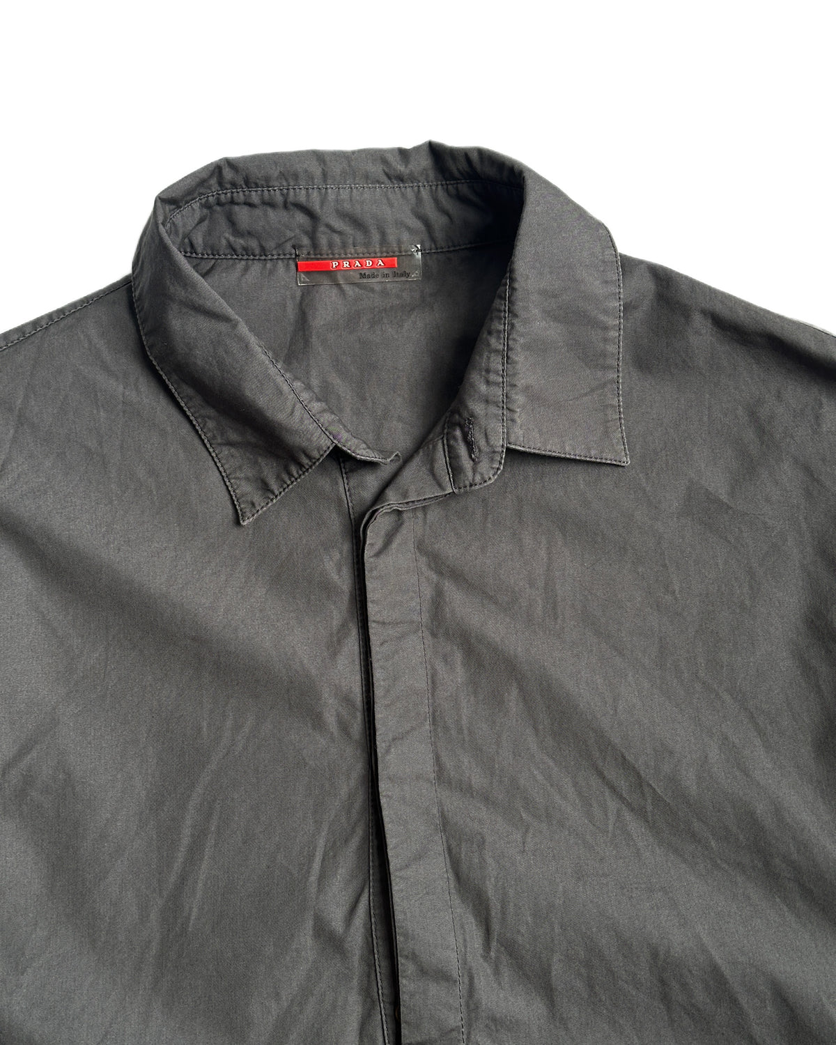 Prada Sport 2000s Half Button Up Shirt