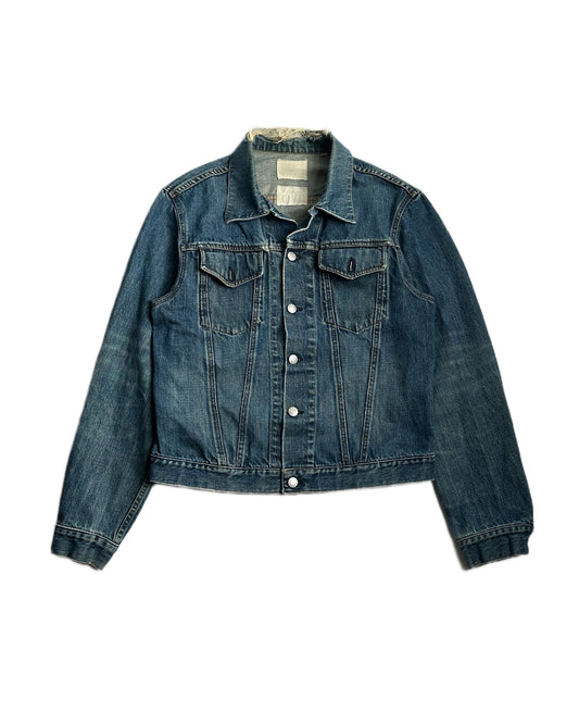 Helmut Lang 2000s Distressed Denim Jacket