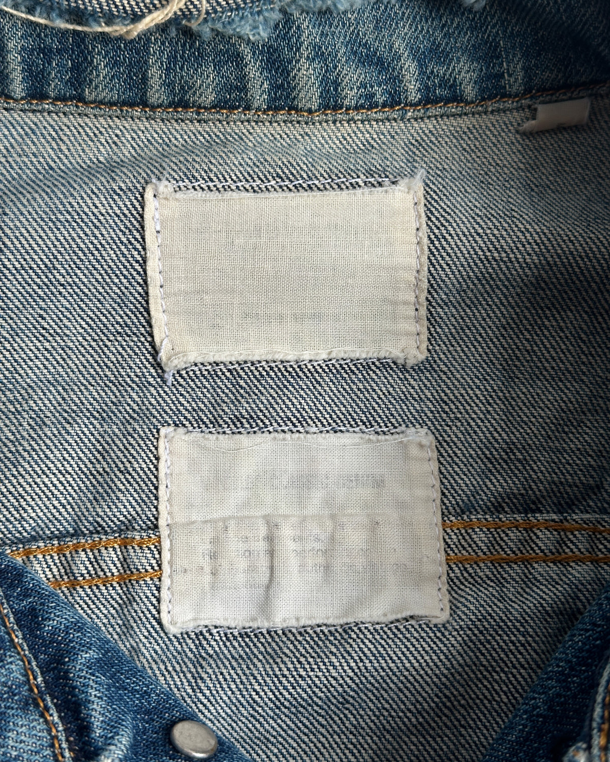 Helmut Lang 2000s Distressed Denim Jacket