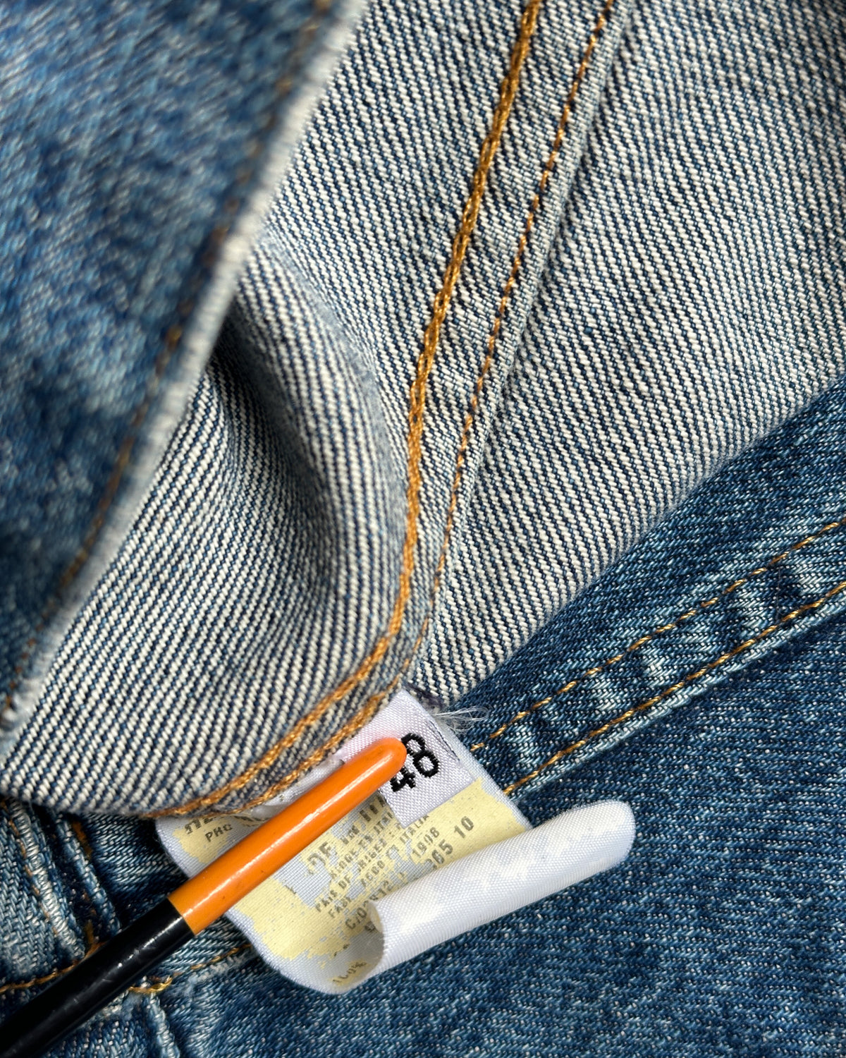 Helmut Lang 2000s Distressed Denim Jacket