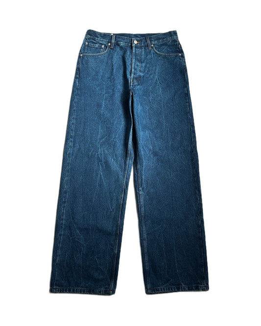 Dries Van Noten Marbled Wide Jeans