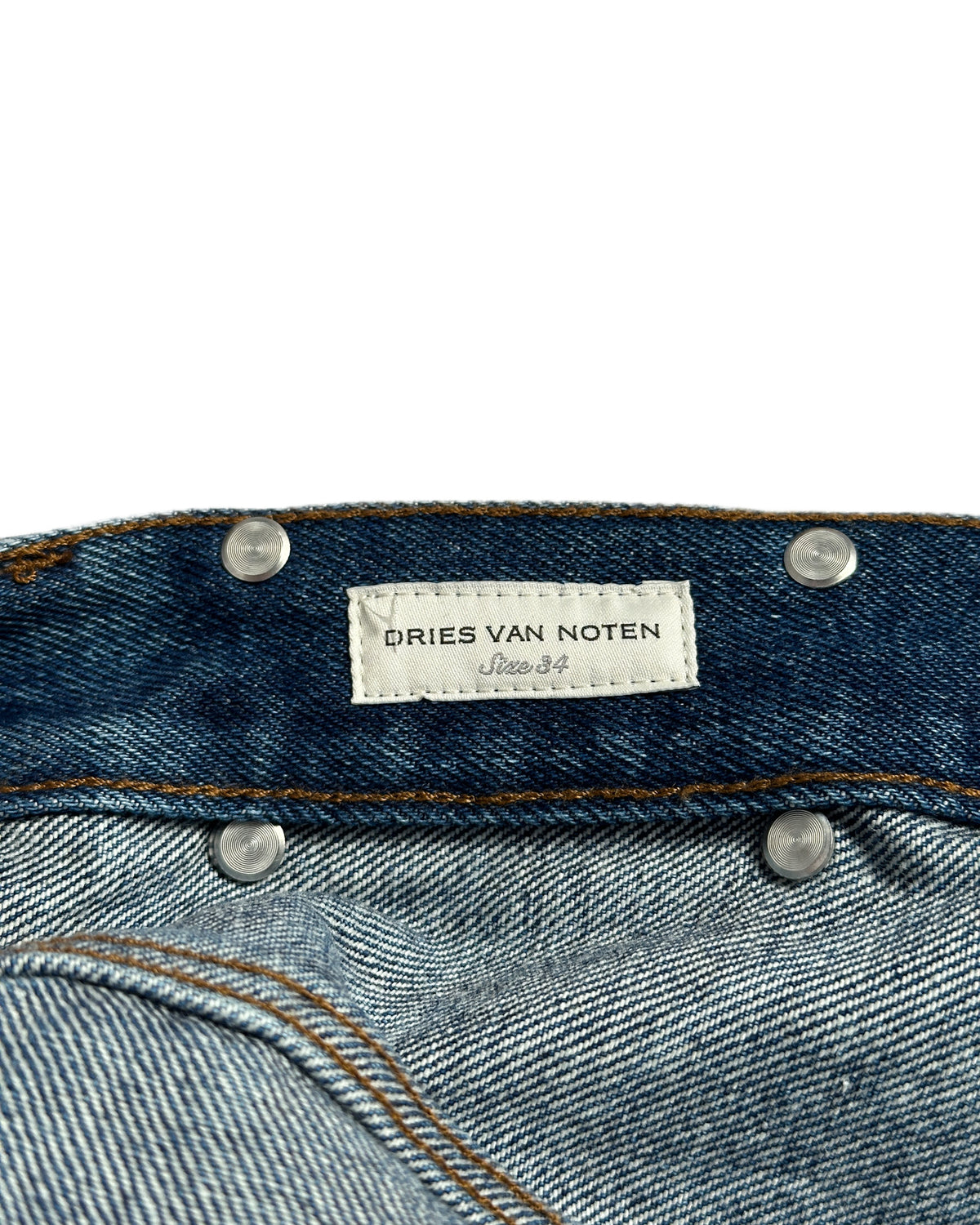 Dries Van Noten Marbled Wide Jeans