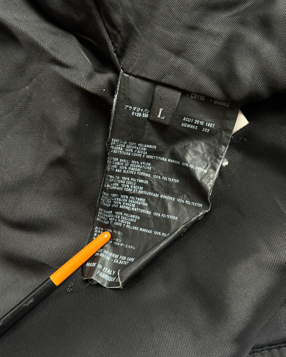 Prada Belted Zip Jacket