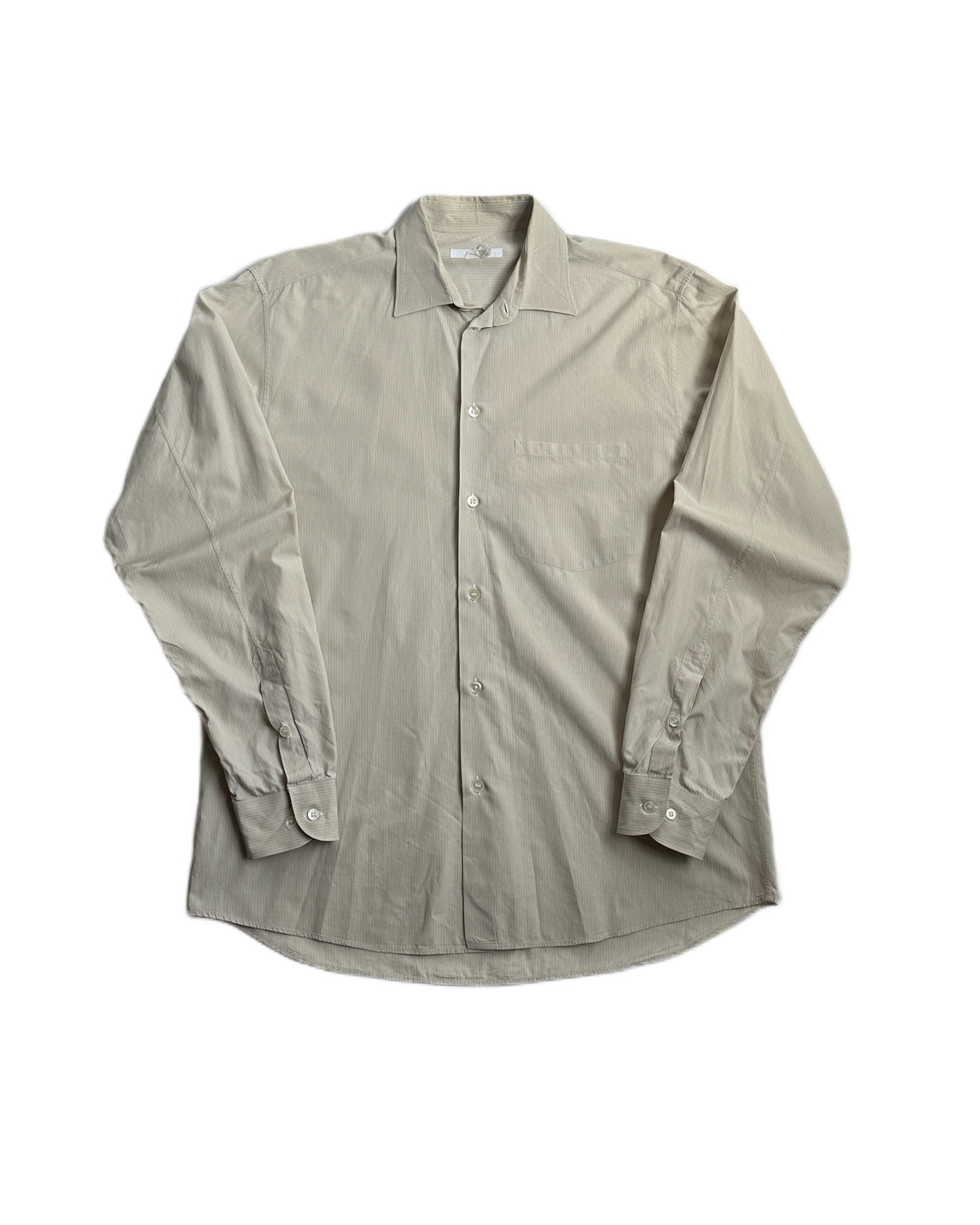 Vintage 2000s Helmut Lang Striped Button Up Shirt