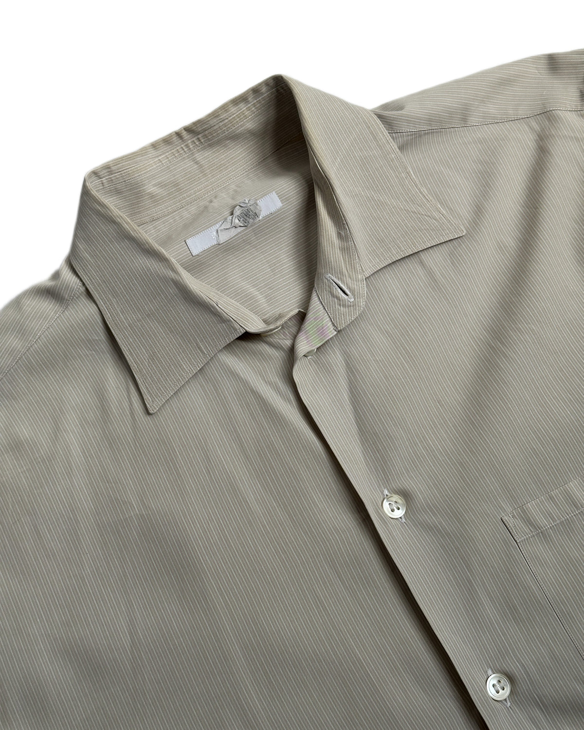 Vintage 2000s Helmut Lang Striped Button Up Shirt