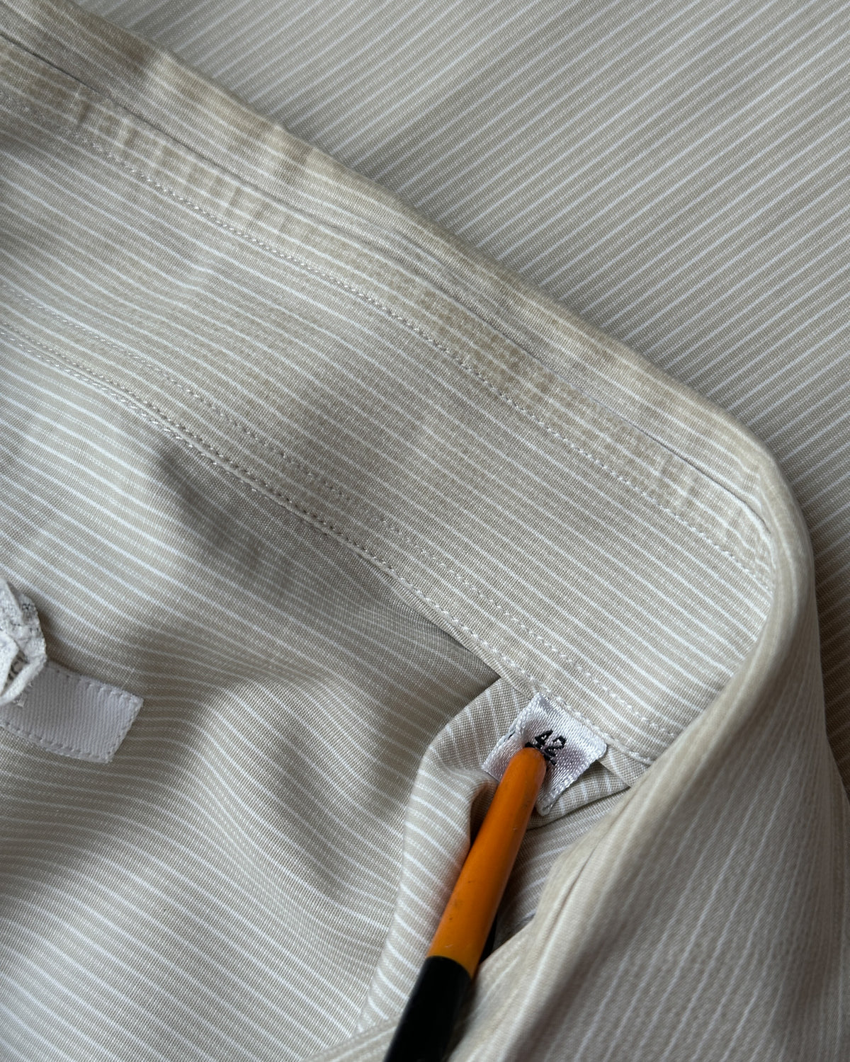 Vintage 2000s Helmut Lang Striped Button Up Shirt