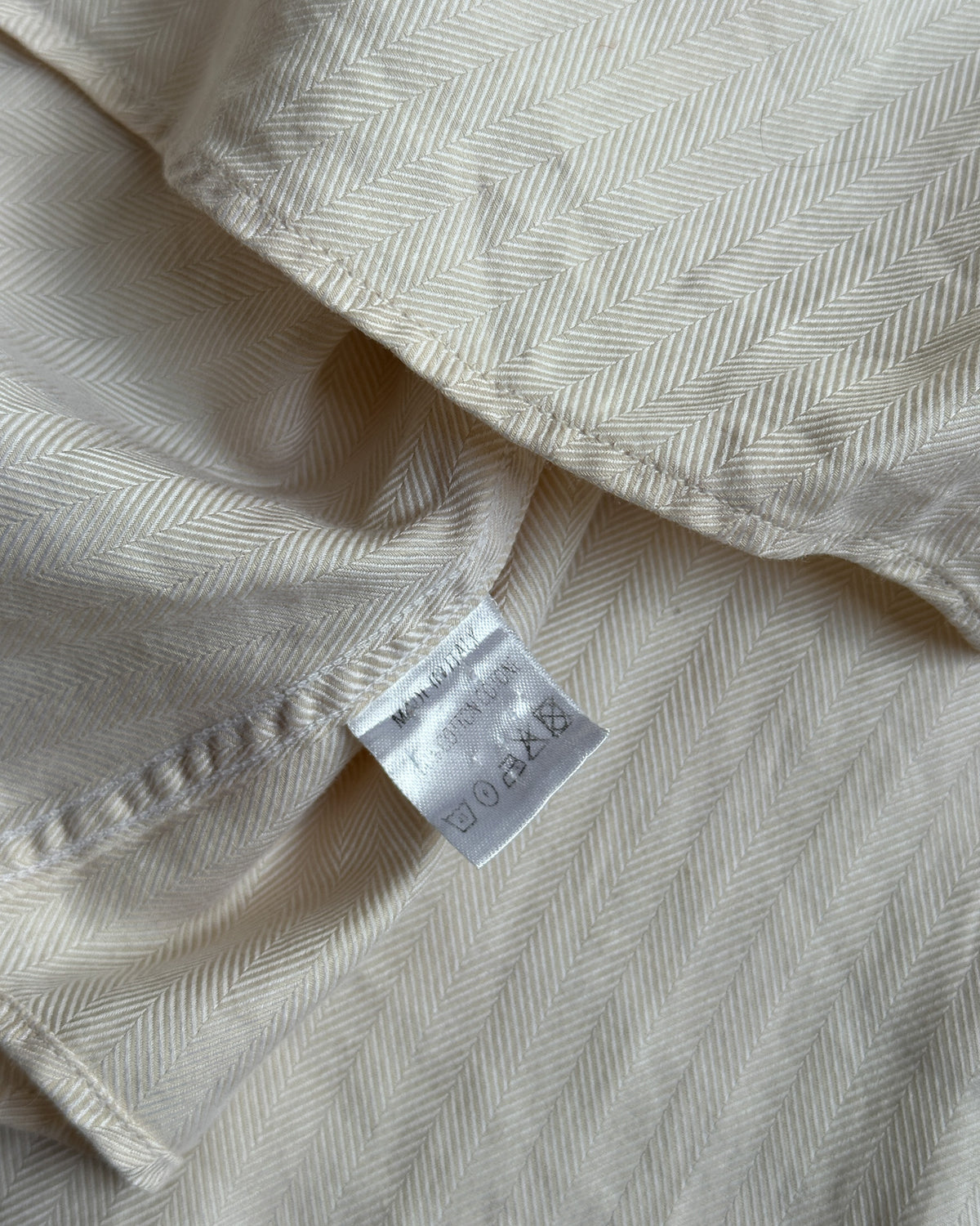 Gucci by Tom Ford Herringbone Button Up Shirt