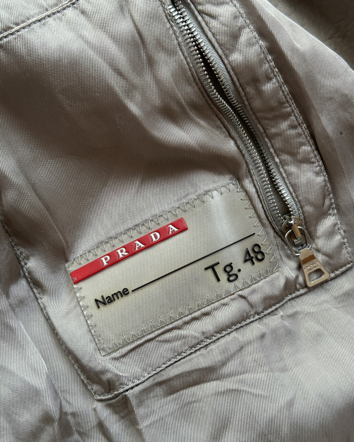 Prada Sport Leather Moto Jacket