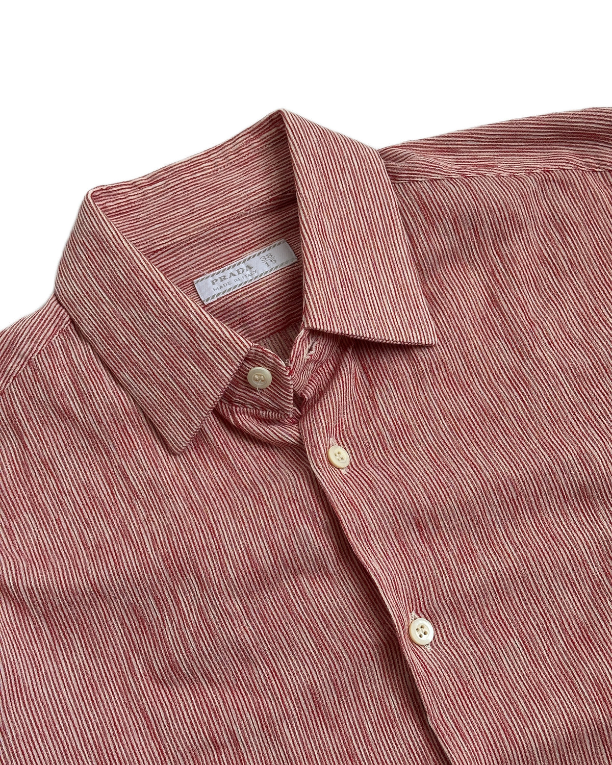 Prada Textured Button Up Shirt